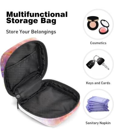 Anna Cowper Watercolor Daisy Sanitary Napkin Storage Bag | Menstrual Cup & Nursing Pad Holder | Portable Period Pouch for Women & Teens | Multi-colored - Buy Online on GoSupps.com