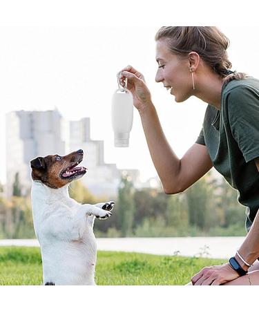 Dog Food Tube Food Tube For Dog 90 Ml Silicone Travel Bottle For Toiletries Leak Proof Refillable Squeezable Containers Dogs Refillable Tubes With Carabiner Water Hose For Pets Transparent - Buy Online on GoSupps.com