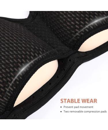 Tenbon Hernia Belt - Groin Hernia Support for Men and Women - Adjustable Waist Strap with 2 Removable Compression Pads - Black - M - Buy Online on GoSupps.com