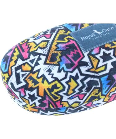 Buy Paule & Knopf Extra Large Modern Hard Case for Sunglasses - Colorful Patterned Cover in White/Yellow | Stylish & Durable - Buy Online on GoSupps.com