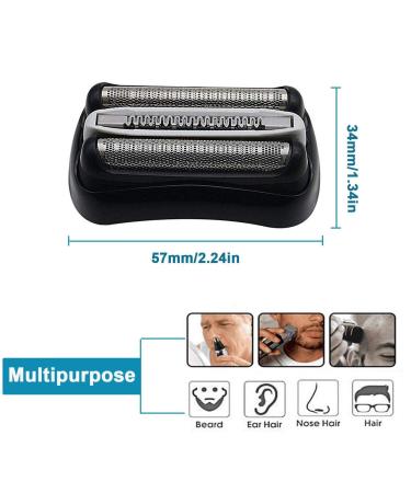 2023 Replacement Shaver Foil & Cutter Set for Braun Series 3 - Compatible with 32B 320S-4 330S-4 340S-4 350CC-4 | Shop Internationally - Buy Online on GoSupps.com