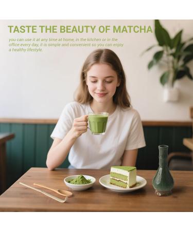 Ensemble de matcha 4 pi ces kit matcha comprenant un fouet matcha en r sine une cuill re traditionnelle une cuill re th un support pour fouet matcha ensemble parfait pour la pr paration - Buy Online on GoSupps.com