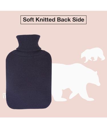 HomeTop Large 2L Polar Bear Hot Water Bottle Cover - Navy Blue 1 Count - Buy Online on GoSupps.com