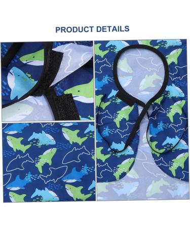Beatifufu 1pc Haircutting Shawl Polyester Pongee Cloth Haircutting Gown Aprons for Haircutting Cloth Apron Waterproof Apron Kid Apron Small Shark Apron Childrens Apron - Buy Online on GoSupps.com