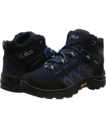 CMP Unisex Kids Thiamat Mid 2.0 Trekking Shoe WP - Black Blue 40 EU | Lightweight Waterproof Durable Hiking Footwear - Buy Online on GoSupps.com