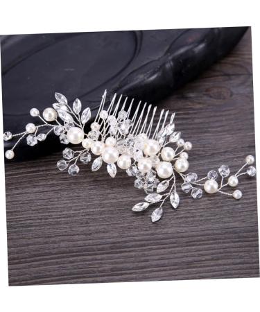 HAPINARY Wedding Hair Comb Tiara Comb for Bridal Crystal Hair Comb Bridal Hair Comb Hair up Wedding Bride Bride Comb - Buy Online on GoSupps.com