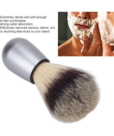 Restocci Portable Synthetic Shaving Brush - Metal Handle Foam Brush & Cleaner for Home & Salon Use - Buy Online on GoSupps.com