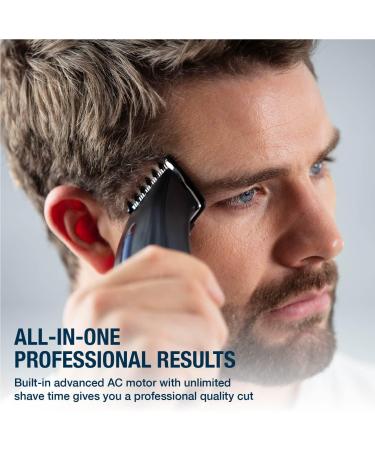 Carmen C81138 Men s Signature Mains Powered Hair Clipper with 4 Interchangeable cutting heads and Sharp Blades Midnight Blue - Buy Online on GoSupps.com