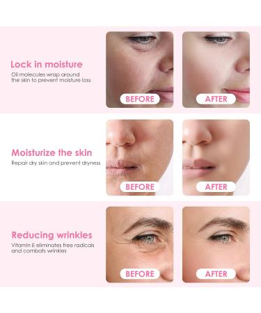 AUSLKA Facial Rose Oil Moisturizing without Greasiness Natural Rose Essential Oil with Petal Fragrance for Face Body Hand Contains Vitamin E Anti Ageing & Anti Wrinkle for Skin Care 1 FL.OZ (30ml) - Buy Online on GoSupps.com