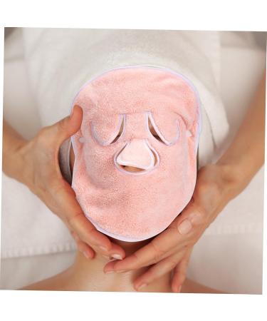 DOITOOL Face Towel Skin Friendly Beauty Towel Coral Fleece 23.5x23.5cm Pink - Buy Online on GoSupps.com