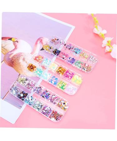 FRCOLOR 8 Boxes Nail Crystals Manicure Kit Nail Accessories Nail Art Sequins Nail Design Kit Nail Sequins Nail Rhinestone Pixie Sticks Nails Rhinestones 3D Nail Art Stickers Material Rivet - Buy Online on GoSupps.com