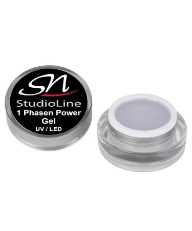 SN Nail Design 1 Phase Power Gel - Clear UV LED Nail Gel for Thick Viscosity | All-in-One 15ml - Buy Online on GoSupps.com