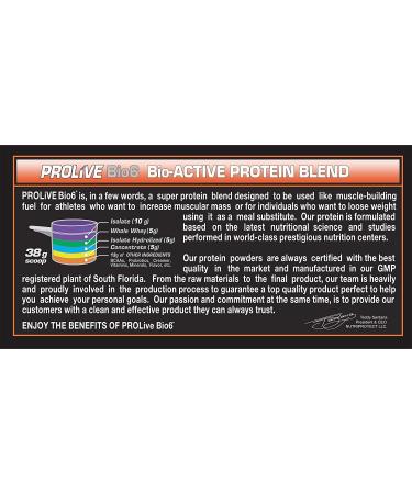 Prolive Bio6 Supplements - Ultra Complete Bio-Active Whey Protein Blend (Pi a Colada 6 lbs) | Low Carb Zero Sugar 5g BCAAs - Shop Internationally - Buy Online on GoSupps.com