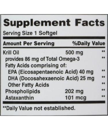 Nature's Bounty Krill Oil 500 mg - 30 Rapid Release Softgels | Omega-3 Supplement - Buy Online on GoSupps.com