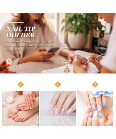 POPETPOP 1 Set Manicure Practice Base Nail Stands Nail Stand for Press on Nail Holder for Painting Nails Nail Tech Accessories Nail Art Stand Diy Nail Practice Stand Resin Japanese Painted 3.5x3.5cm As Shown - Buy Online on GoSupps.com