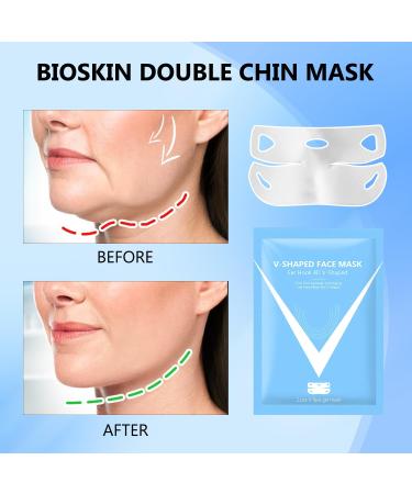 Bloskin Double Chin Mask - Reusable Silicone Lifting Face & Neck Mask for Double Chin Reduction - Buy Online on GoSupps.com