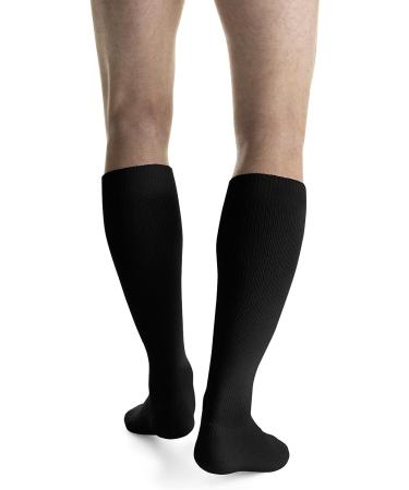 JOBST Activewear 20-30 mmHg Knee High Compression Socks - Cool Black, Large - 1 Pair - Buy Online on GoSupps.com