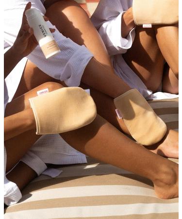 VENICEBODY Luxe Tanning Glove - Self Tanning Glove - Tan Applicator - Tanning Mitt for Application of Self-Tanning Mousse & Lotion | for the Body Washable with Bag - Buy Online on GoSupps.com