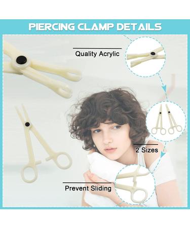 Piercing Kit - Professional 34pcs Body Piercing Set with Jewelry and Needles | 14G 16G Piercing Needles Clamps for Nose Lip Eyebrow Ear - Buy Online on GoSupps.com
