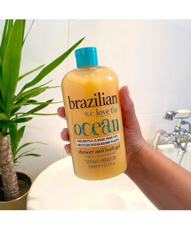 Brazilian Love Bath & Shower Gel 500ml - Vegan & Paraben Free with Natural Guarana Extract | Shop Internationally - Buy Online on GoSupps.com