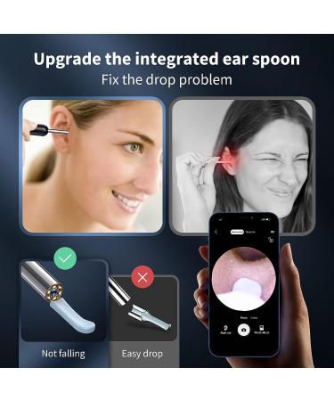 Ear Wax Removal Tool Kit with 8 Ear Sets and Otoscope for iPhone and Android Phones (Black) - Buy Online on GoSupps.com