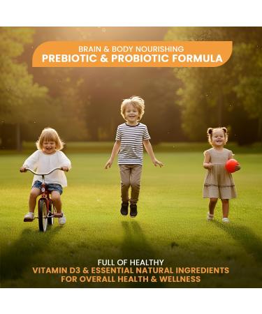 Daily Probiotic for Women Men + Kids Probiotic Belly Great Prebiotics and Probiotics for Gut Health & Immune Support + Vitamin D3 Folate B Vitamins: 15 Strain Gluten Free -60 Count Capsule - Buy Online on GoSupps.com