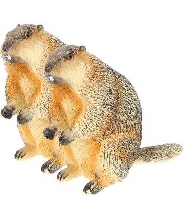 OUNONA 4 Pcs Animal Model Mini Resin Animals Decor Miniature Groundhog Figure Mini Figurine Mini Top Hat Groundhog Stuffed Animal Kids Toys Desk Trinkets Plastic Child Rabbit Bonsai As Shownx2pcs 6x6cmx2pcs - Buy Online on GoSupps.com