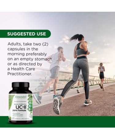 Emerald Laboratories UC-II Joint Formula - 60 Vegetable Caps for Joint Health - Buy Online on GoSupps.com