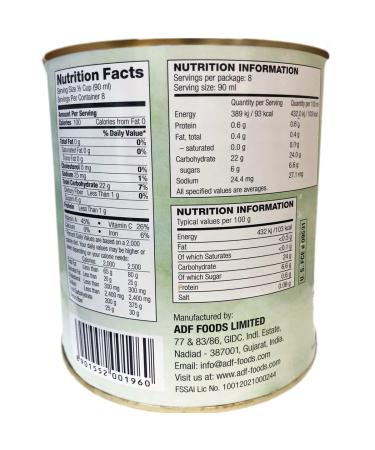 Ashoka Kesar Mango Pulp 30oz/850g - Pure and Delicious Mango Goodness - Buy Online on GoSupps.com
