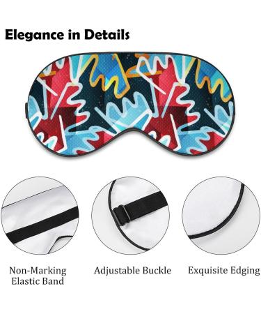 Vintage Grunge Texture Sleep Mask Eye Cover for Sleeping Blindfold with Adjustable Strap Blocks Light Night Travel Nap for Men Women - Buy Online on GoSupps.com