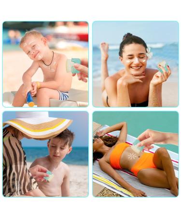Buy Sunscreen Applicator for Kids - 2 Pack BPA-Free Sunblock Buddy Brush with Protective Caps | Skin-Friendly Sun Cream for Babies - Buy Online on GoSupps.com