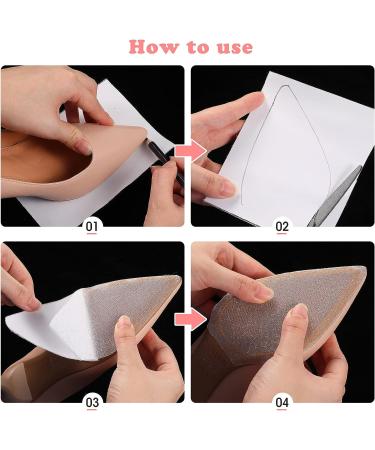 Sole Shoes Stickers: Crystal Clear Self-Adhesive Protectors for High Heels - 3 Rolls (5.9 x 15.7 Inches) - Buy Online on GoSupps.com