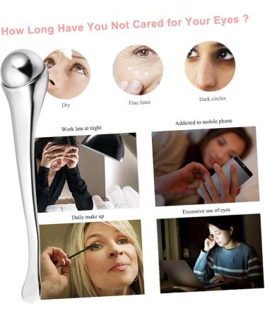 Housoutil 3 Pi ces de masque de cuill re cosm tique accessoire skincare massage yeux spatule de maquillage en m tal applicateur de cr me contour des yeux se r concilier 8.6x1.5x1.5cmx3pcs argentx3pcs - Buy Online on GoSupps.com