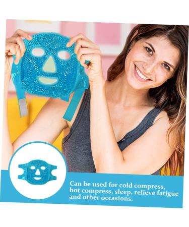 Ipetboom Ipet tree ice mask facial treatment for Masks skin cooling reusable gel mask Gel facial mask beauty products Wrap cold hot compress mask pvc Blue - Buy Online on GoSupps.com