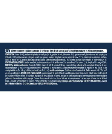 Advance Mini Puppy - Small Breed Puppy Dog Food with Chicken - 3kg - Buy Online on GoSupps.com