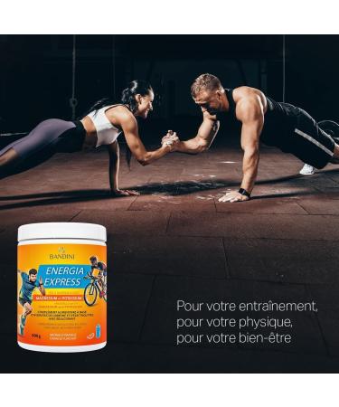 Bandini Energia Express 600g | Electrolytes Powder | Carbohydrate and Mineral Salts Supplement with Magnesium and Potassium | Athletes and Athletes | Vegan | Made in Italy - Buy Online on GoSupps.com