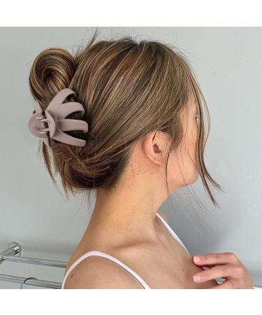 6 Pcs 2.8 Medium Matte Octopus Hair Claw Clips for Women - Strong Hold Non-slip Hair Accessories (Neutral) - Buy Online on GoSupps.com