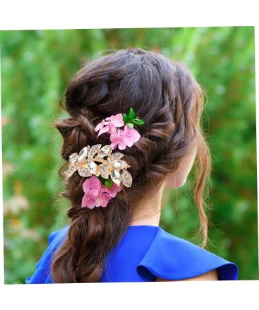 Ipetboom Bride Rhinestone Hair Comb swan for wedding wedding eyebrow brush mini rhinestone hair comb for women accessories small bangs comb bride decorate hair Small and fresh hair comb - Buy Online on GoSupps.com