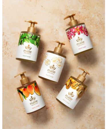 Malie Organics Plumeria Organic Liquid Hand Soap - Luxurious Hawaiian Floral Hygiene - Buy Online on GoSupps.com