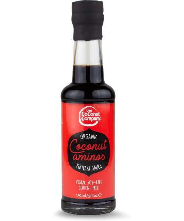 Organic Coconut Aminos Sauce - 3 x 150ml | 100% Natural & Pure Coconut Sap | All-Purpose BBQ & Teriyaki Sauce | Naturally Fermented & Raw - Buy Online on GoSupps.com