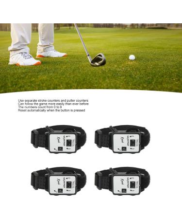 HERCHR 4-Piece Golf Counter Watch Set - Portable Manual Stroke Tracker for Golfers - Accurate Stroke Keepers - Buy Online on GoSupps.com