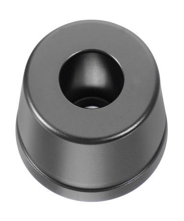 Beaupretty Security Radioser Aluminum alloy men's shaver racing stands Razor-base desk pencil holder Bartschneider container for bathroom worktop Black