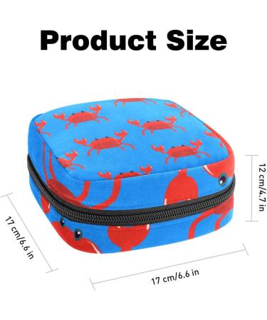 Womens Bonds Still Pad Holder - Red Crab Blue Back Beager Period Kit Bag | Feminine Product for Women & Girls - Buy Online on GoSupps.com
