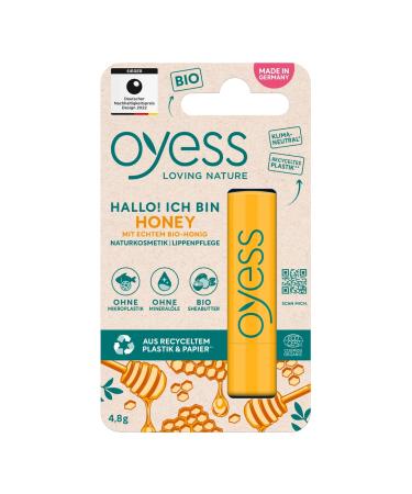 OYESS loving nature Oyess lip care honey nourishing lip balm for dry lips (1 x 4.8 g) honey 1 piece (1 pack)