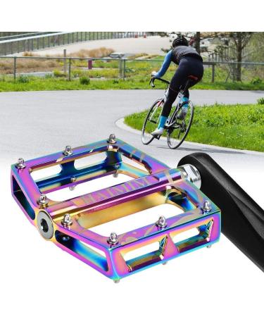 HAIMIM Road Bike Pedals - Lightweight Aluminum Alloy Flat Pedals for Mountain & BMX - 9/16 Sealed Bearing, Wide Platform - Universal Cycling Pedal - Buy Online on GoSupps.com