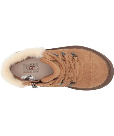 UGG T Azell Hiker Weather Fashion Boot - Toddler (1-4 Years) | Size 10 Toddler | Chestnut Suede - Buy Online on GoSupps.com