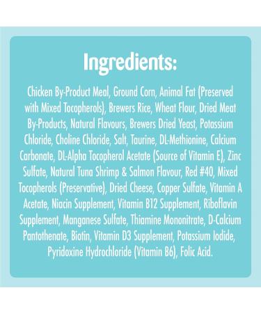 TEMPTATIONS Mix-Ups Adult Cat Treats Tuna Shrimp Salmon 180g Pouch (10 Pack) 180 g (Pack of 10) Tuna - Shrimp - Salmon - Buy Online on GoSupps.com