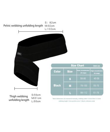 Hip Support Groin Brace - Sciatica Pain Relief & Hamstring Compression Wrap for Men & Women | Labral Tear & Groin Pull Support (Large - Buy Online on GoSupps.com