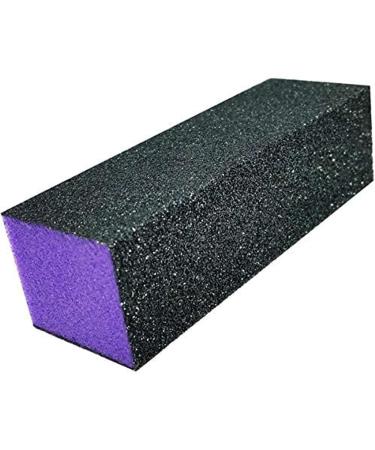 PrettyClaw 12pc Disposable Nail Buffer Blocks - 3-Way 60/60/100 Grit, Black/Purple - Nail File Sanding Buffer Set - Buy Online on GoSupps.com