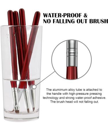 Kredioo Professional Nail Art Brushes Kit - 8Pcs for Gel Polish, Line Detail, Dotting, French Nail Design - Buy Online on GoSupps.com
